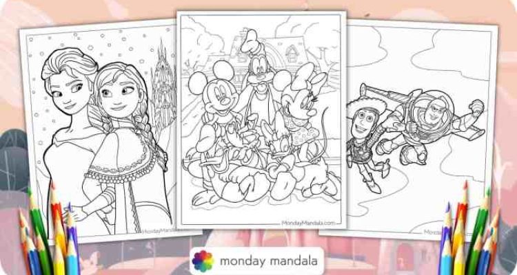 Coloring book disney pdf