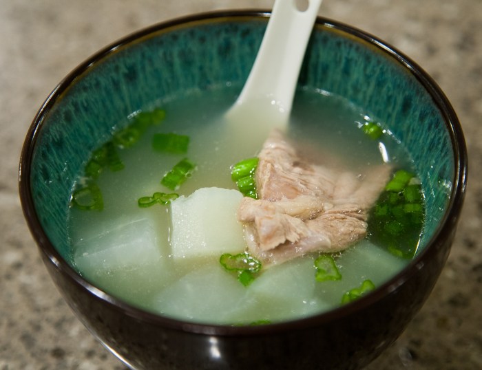 Pork bone soup recipe