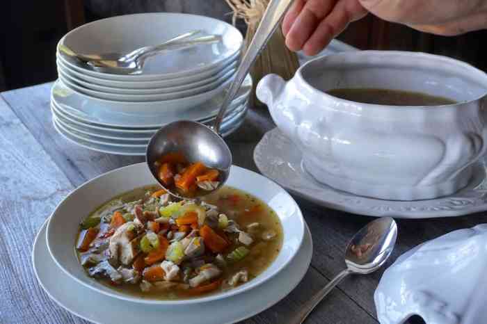 Recipe for turkey soup with leftover turkey