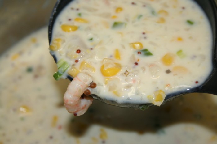 Recipe for corn and shrimp soup