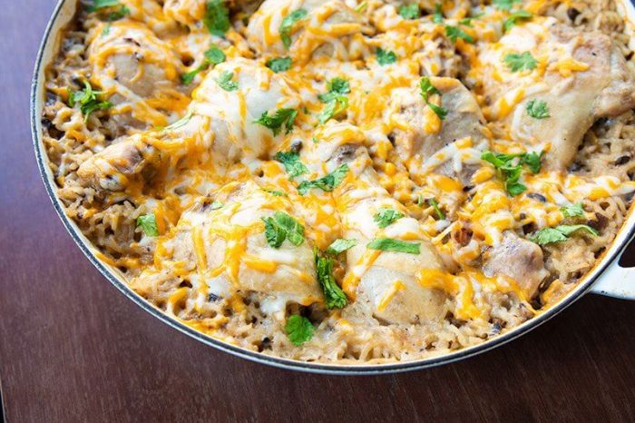 Recipe for chicken rice mushroom soup casserole