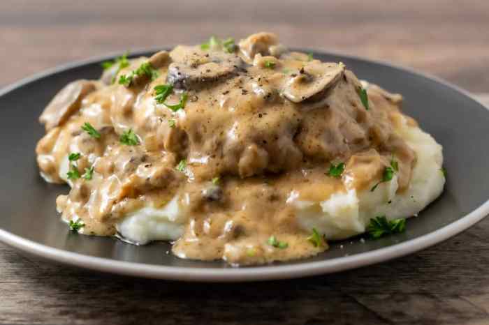 Recipe salisbury steak mushroom soup