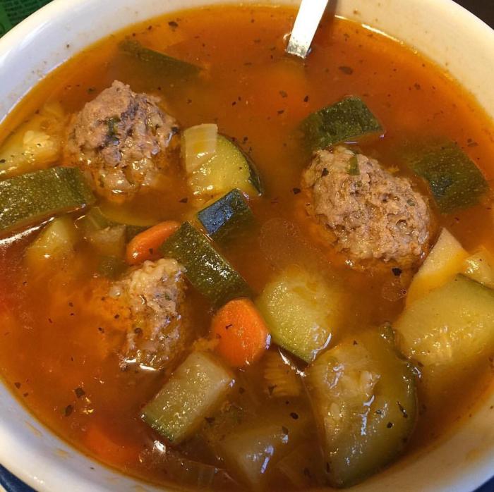 Recipe for authentic albondigas soup