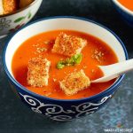 Recipe for homemade tomato soup using fresh tomatoes