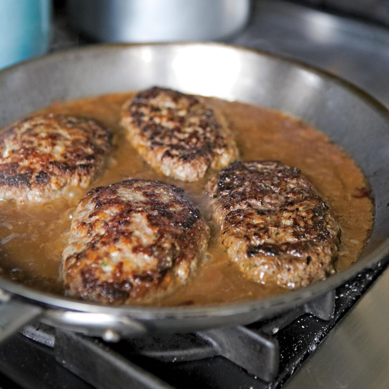 Old fashioned salisbury steak recipe with onion soup mix